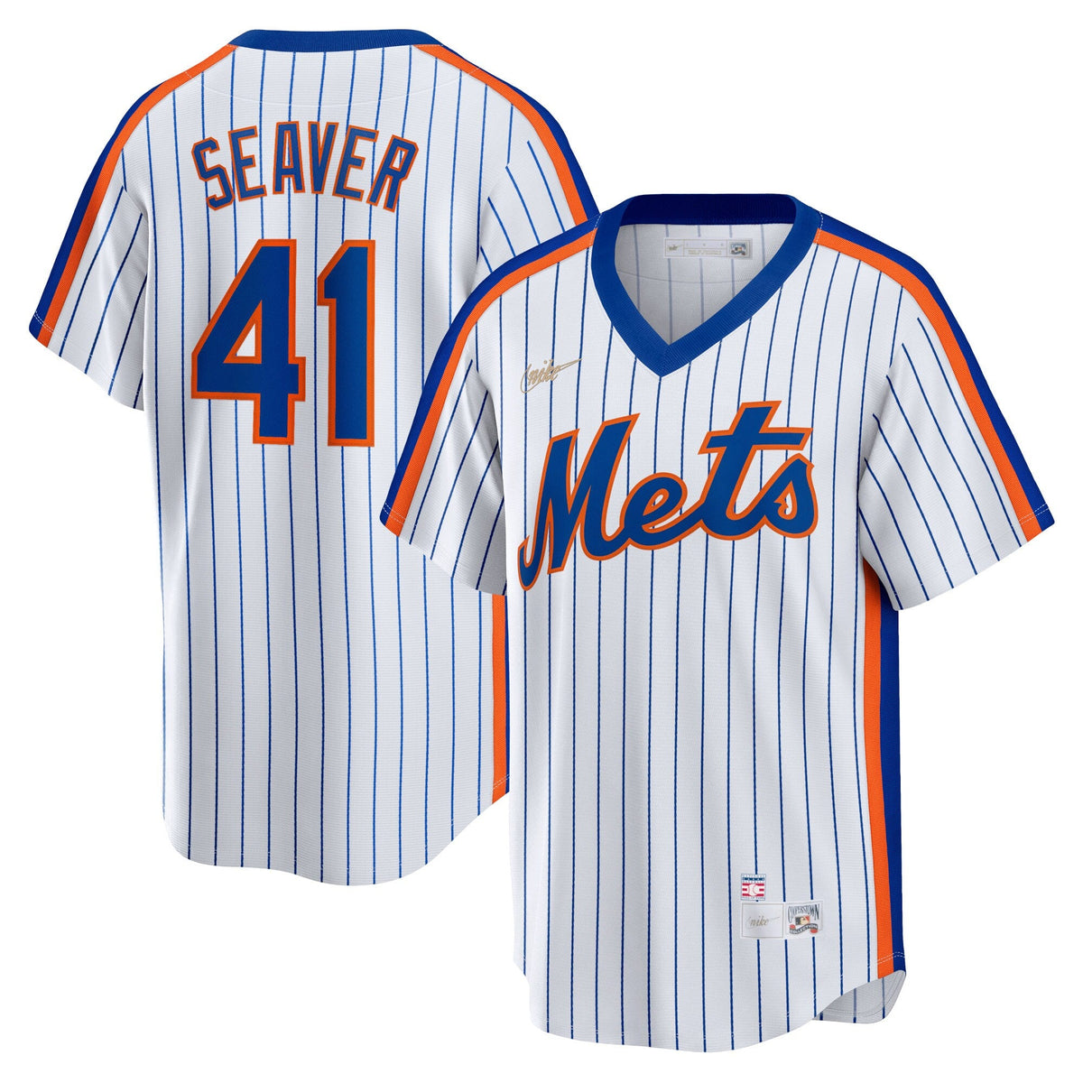 New York Mets Tom Seaver White Home Cooperstown Collection Player Baseball Jersey