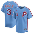 Philadelphia Phillies Bryce Harper Light Blue Alternate Limited Player Baseball Jersey