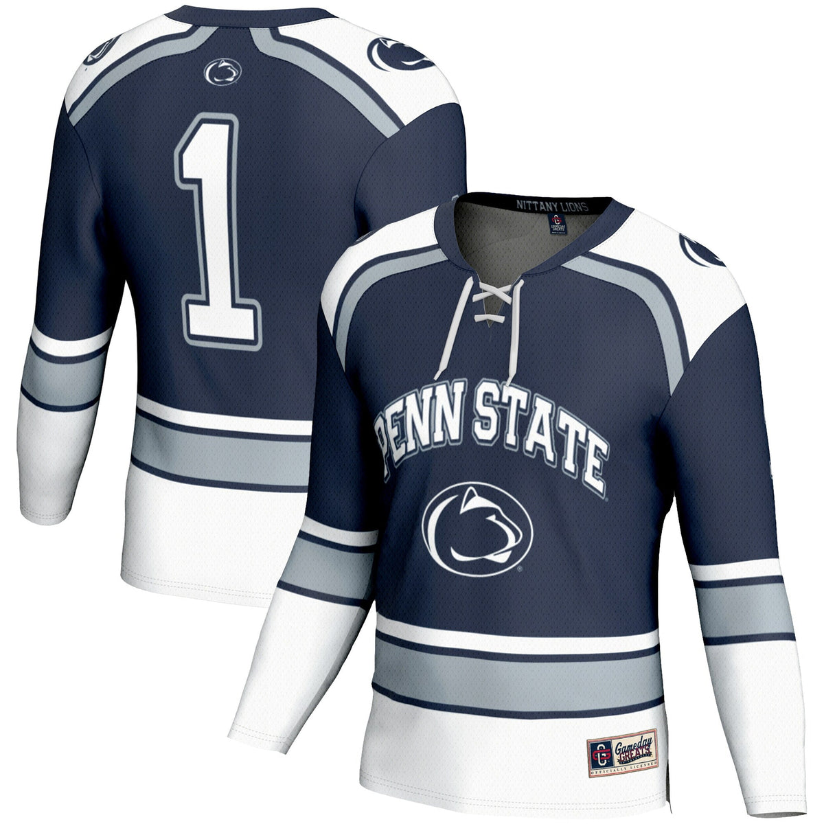#1 Penn State Nittany Lions Hockey Jersey - Navy