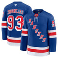 New York Rangers Mika Zibanejad Blue Home Premium Jersey