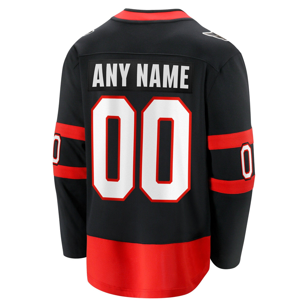 Ottawa Senators Black Home Custom Breakaway Hockey Jersey