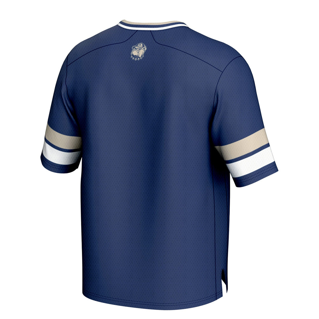 Navy Georgetown Hoyas Spirit Football Jersey