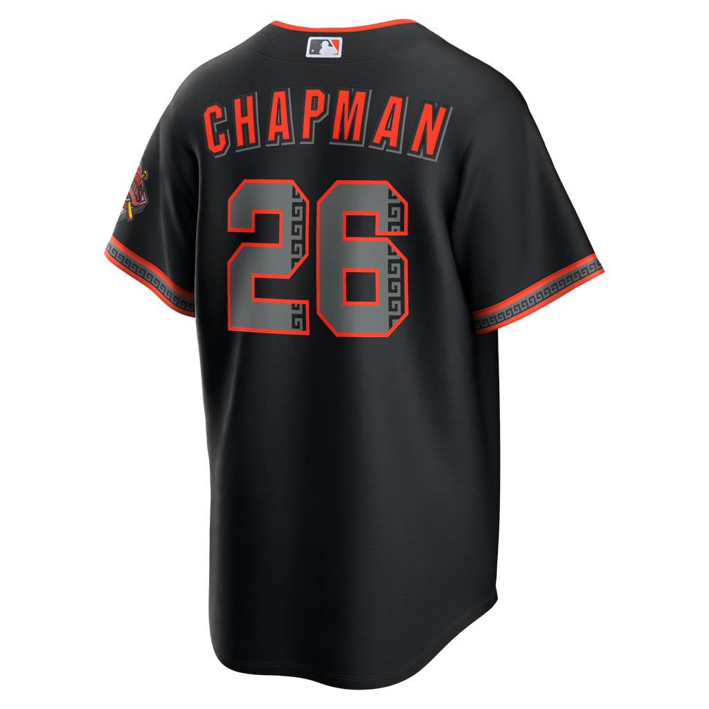 San Francisco Giants Matt Chapman Black Alternate Stadium Baseball Jersey