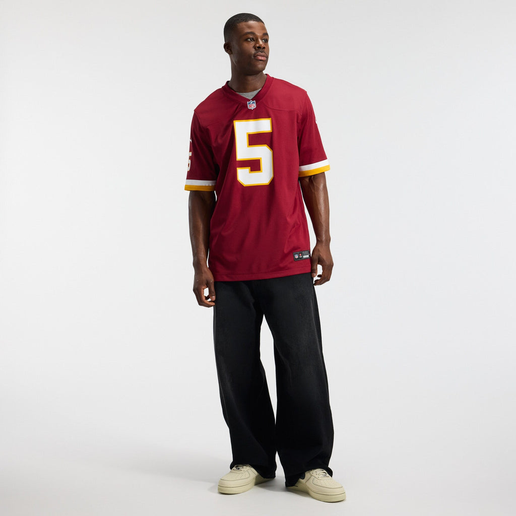 Washington Commanders Jayden Daniels Burgundy Game Football Jersey
