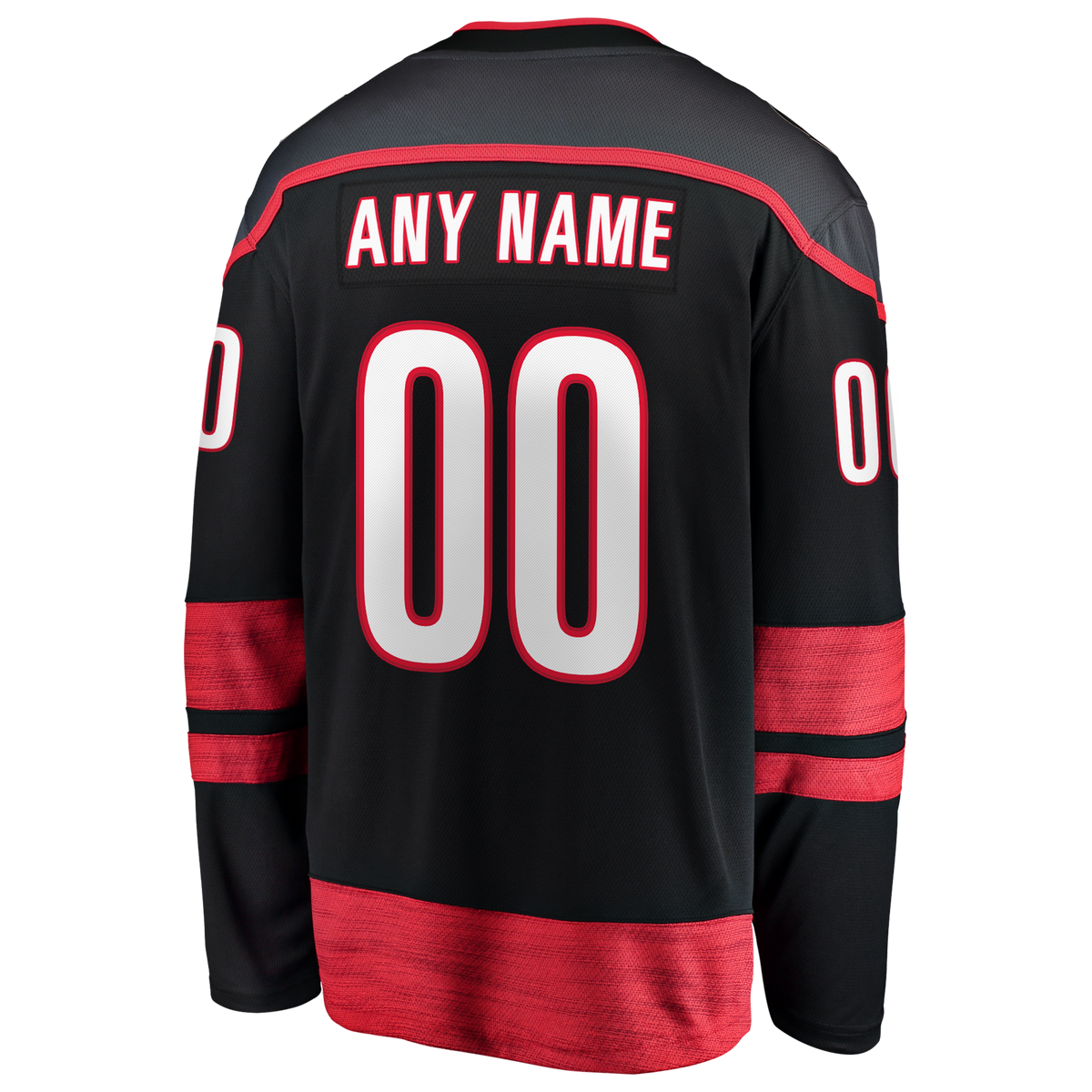 Carolina Hurricanes Black 2026 Stanley Cup Final Home Breakaway Custom Hockey Jersey