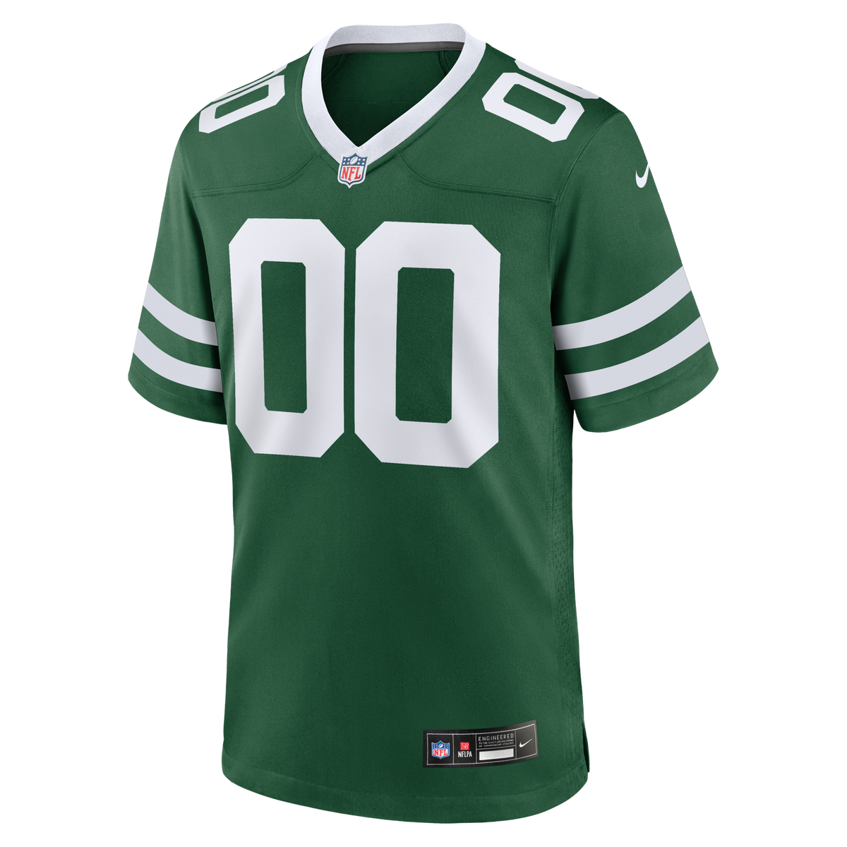 New York Jets Legacy Green Custom Game Football Jersey