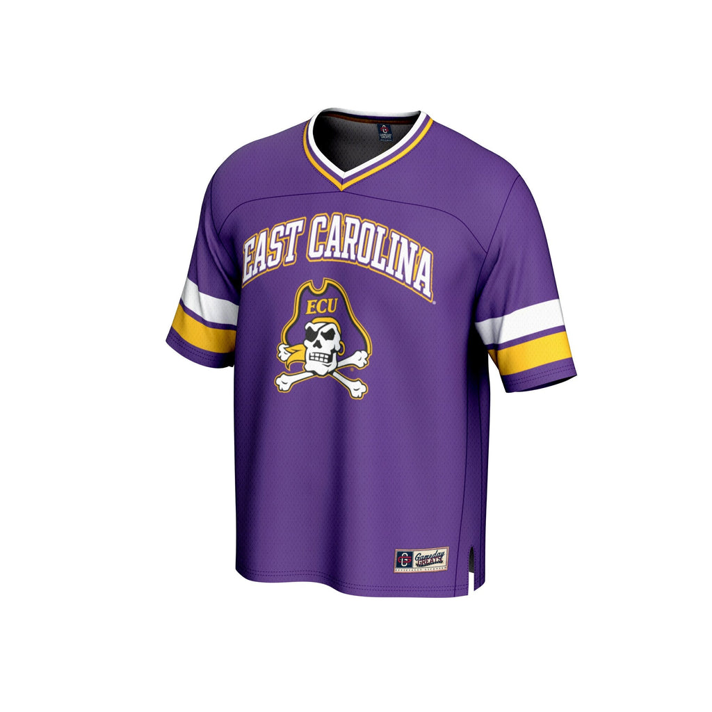 Purple ECU Pirates Spirit Football Jersey