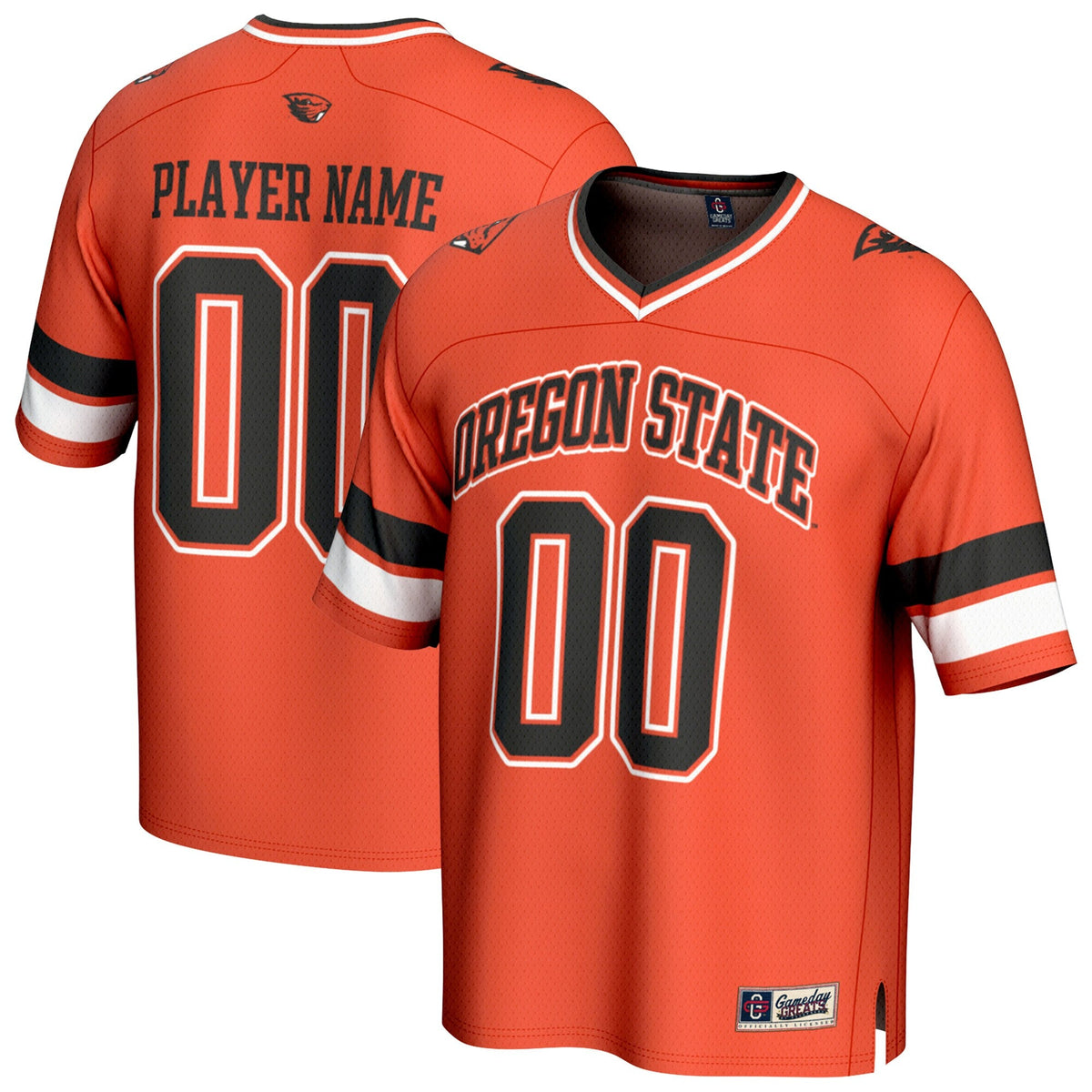 Oregon State Beavers NIL Pick-A-Player Football Fashion Jersey - Orange