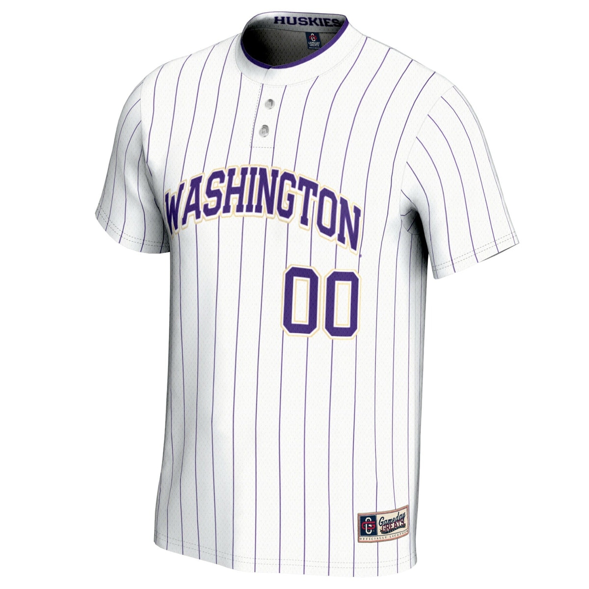 Washington Huskies NIL Pick-A-Player Lightweight Softball Jersey - White
