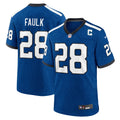 Indianapolis Colts Marshall Faulk Blue Retired Player Alternate Game Football Jersey