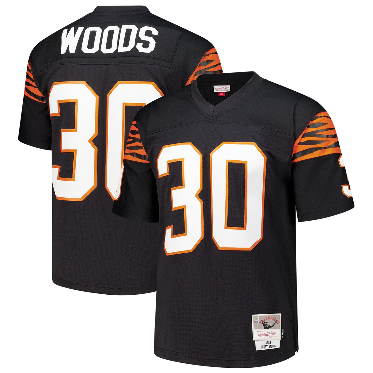 Cincinnati Bengals Ickey Woods Black 1988 Legacy Replica Football Jersey