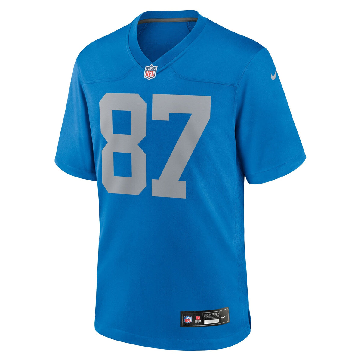 Detroit Lions Sam LaPorta Blue Alternate Game Football Jersey
