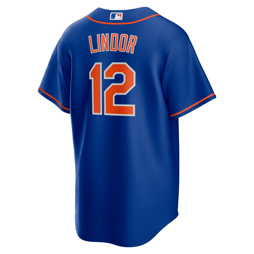New York Mets Francisco Lindor Royal Alternate Replica Player Baseball Jersey