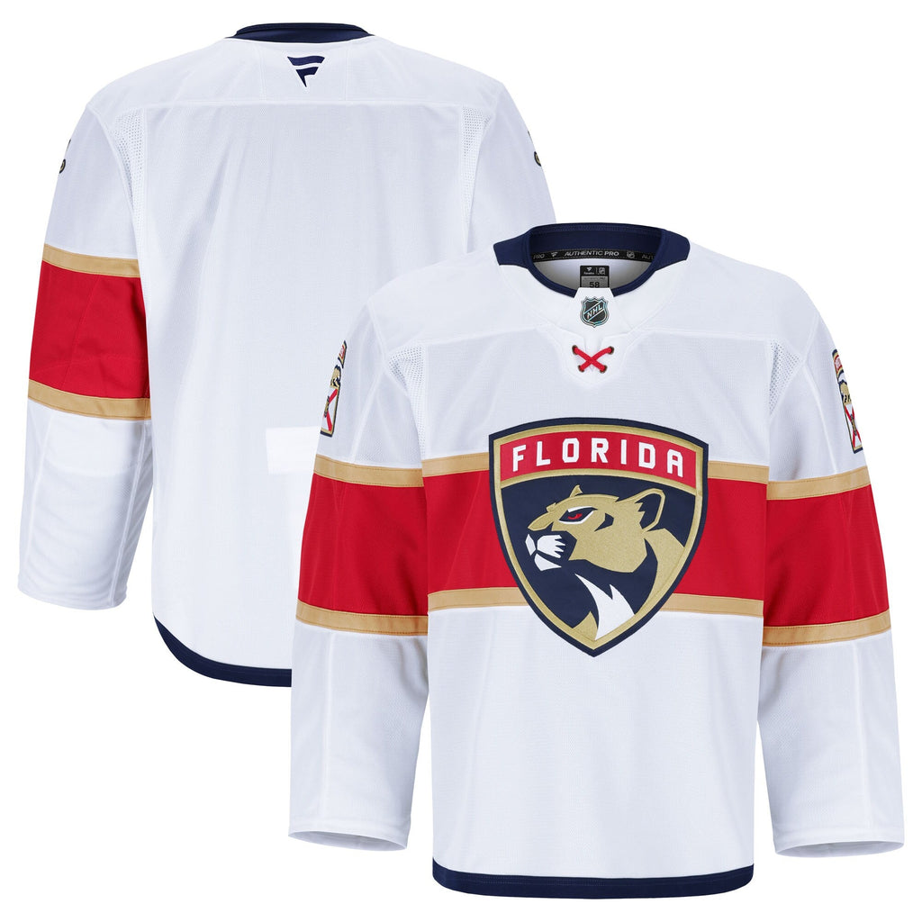 Florida Panthers White Away Pro Jersey