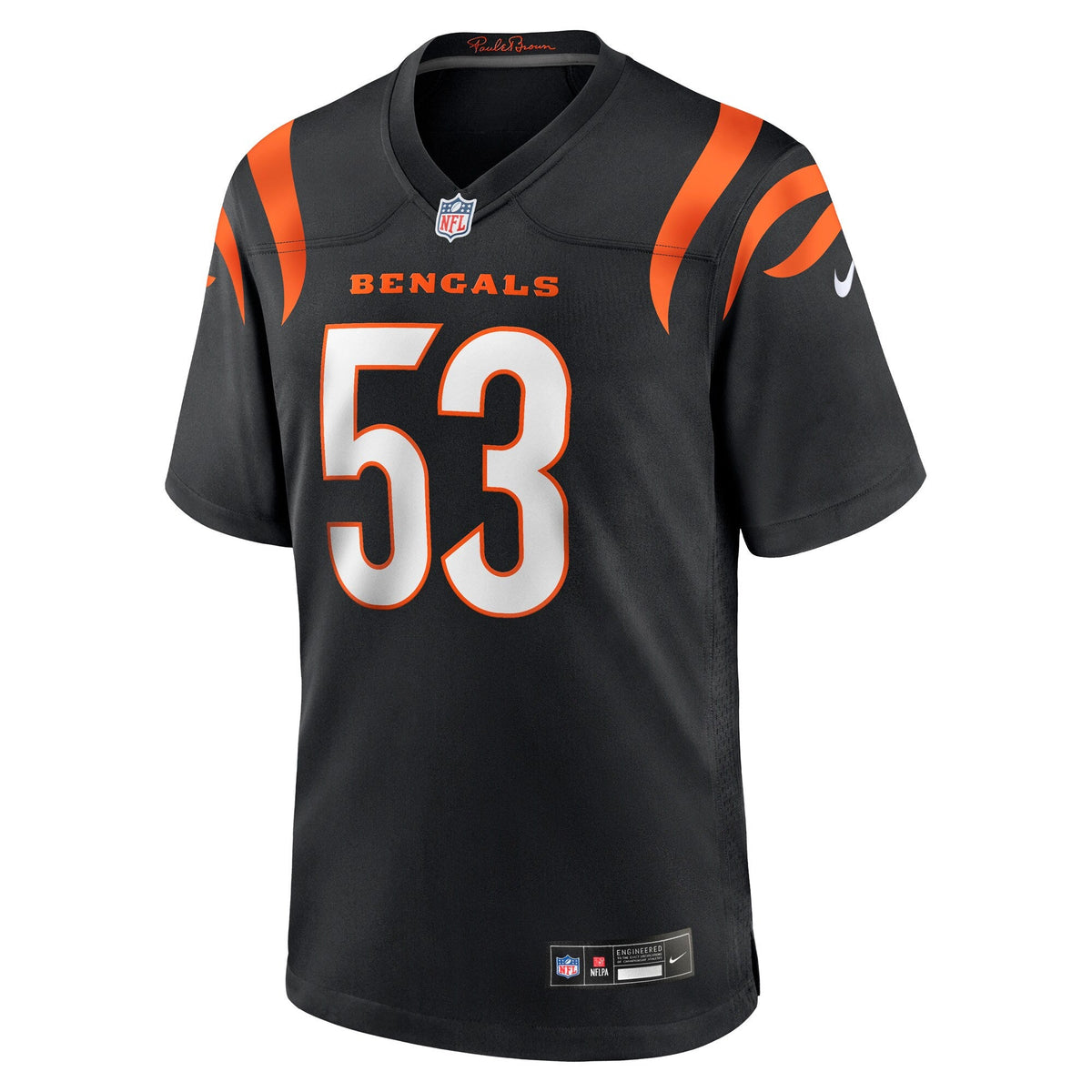 Cincinnati Bengals Boye Mafe Black Team Game Football Jersey