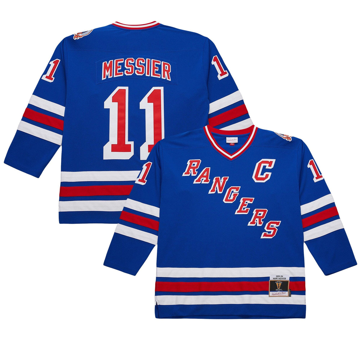 New York Rangers Mark Messier Blue Big & Tall 1993/94 Blue Line 2.0 Jersey