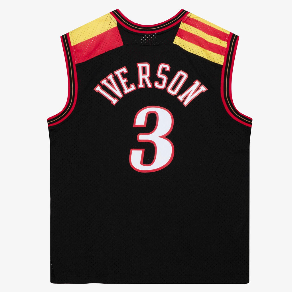 Philadelphia 76ers Allen Iverson 2006 Alternate Spain Jersey - Black
