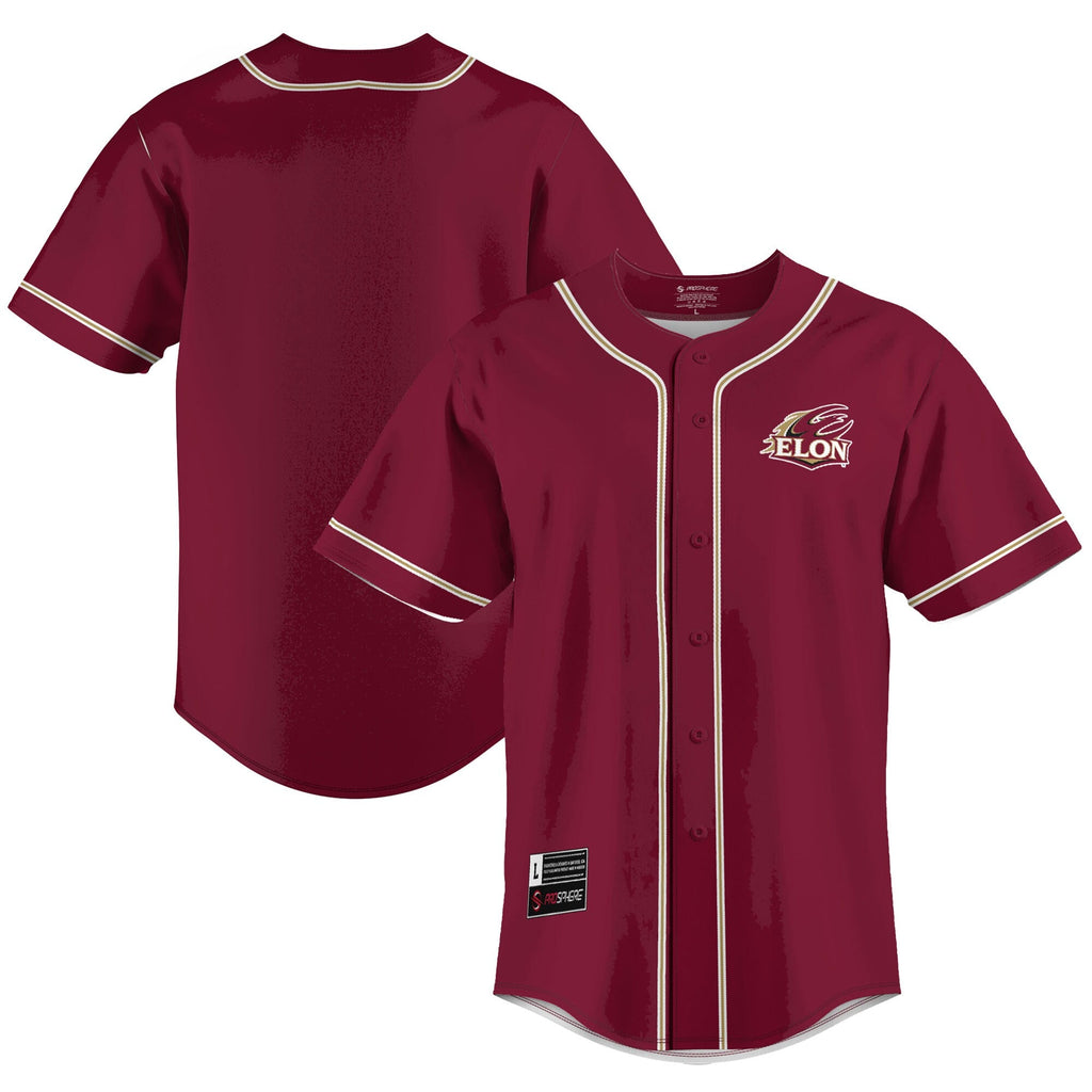 Elon Phoenix Lightweight Baseball Jersey - Maroon