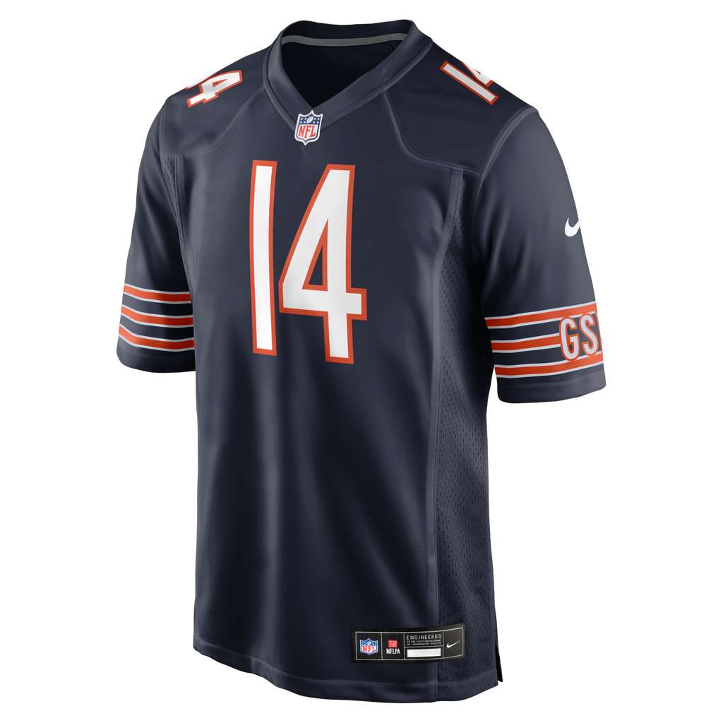 Chicago Bears Kalif Raymond Navy Team Game Football Jersey