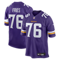 Minnesota Vikings Will Fries Purple Team Game Football Jersey