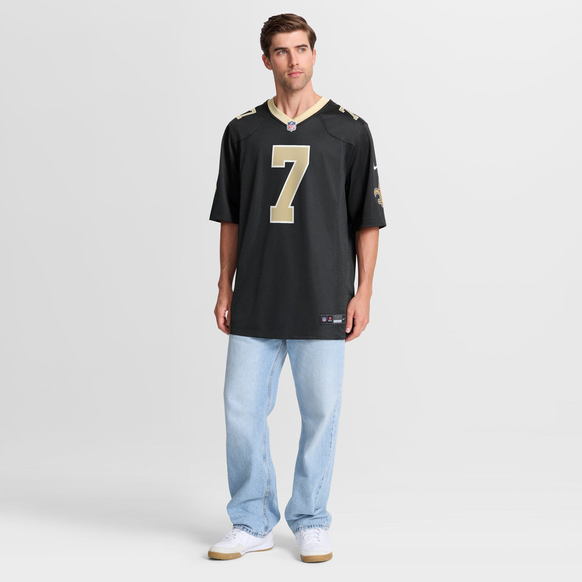 New Orleans Saints Taysom Hill Black Game Football Jersey