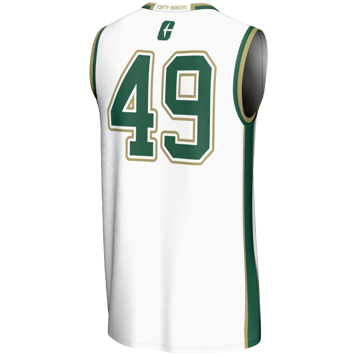 #49 Charlotte 49ers Lightweight Basketball Jersey - White