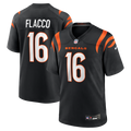 Cincinnati Bengals Joe Flacco Black Team Game Football Jersey