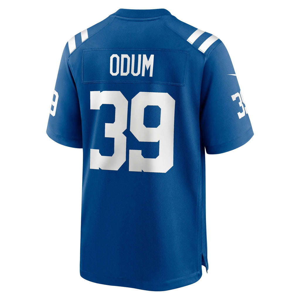 Indianapolis Colts George Odum Royal Team Game Football Jersey
