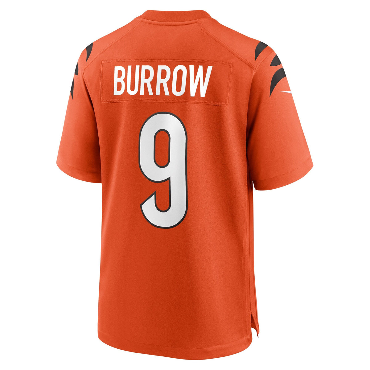 Cincinnati Bengals Joe Burrow Orange Alternate Game Football Jersey