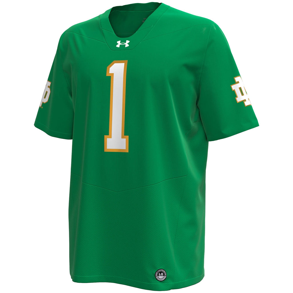 Kelly Green Notre Dame Fighting Irish Premier Football Jersey