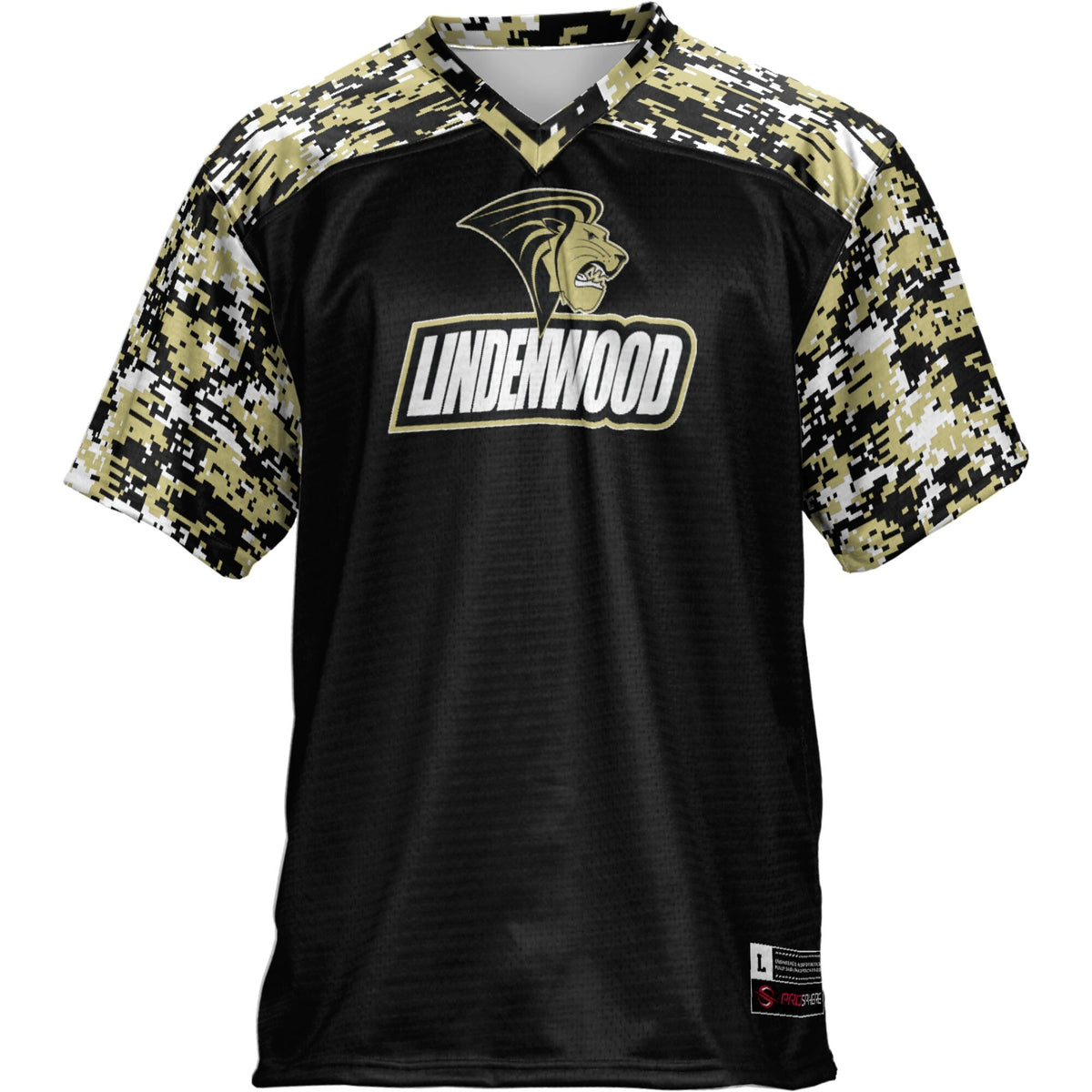Lindenwood Lions Football Jersey - Black