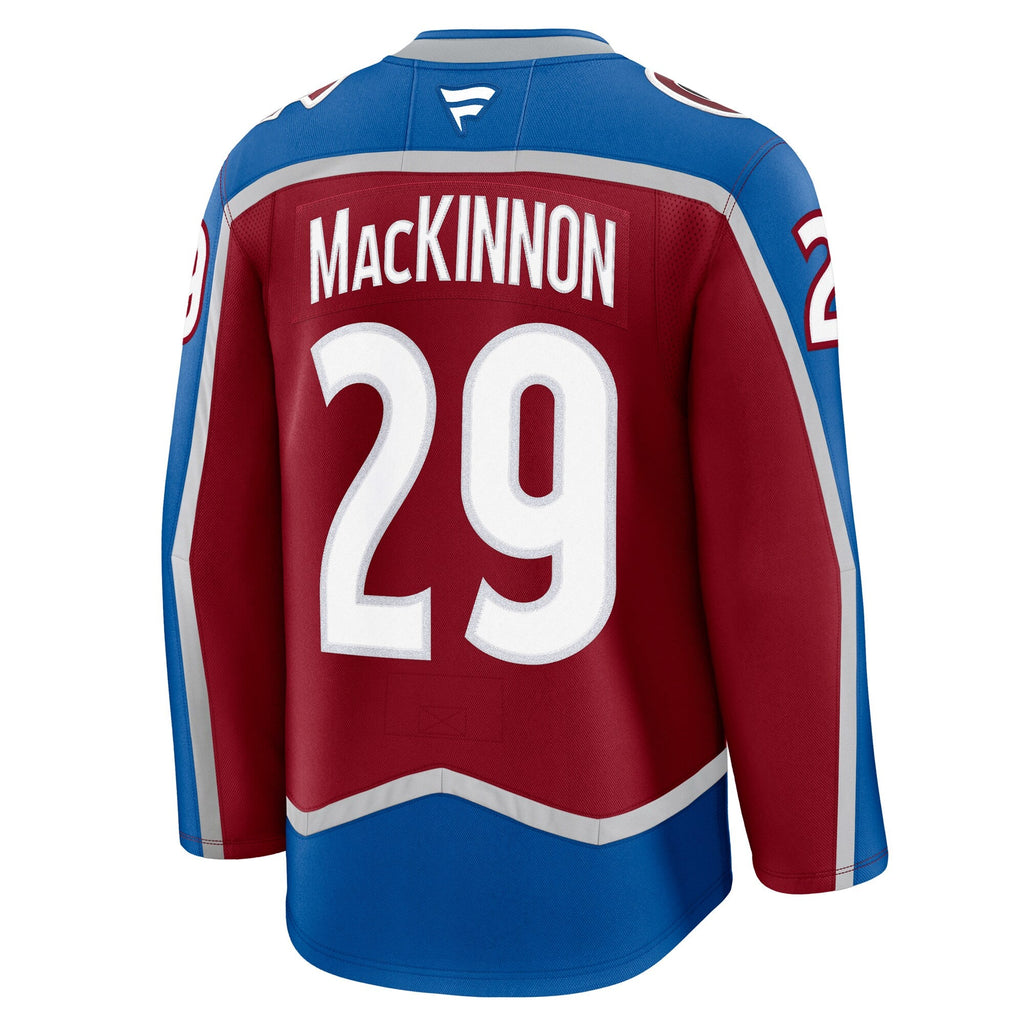 Colorado Avalanche Nathan MacKinnon Burgundy Home Premium Jersey
