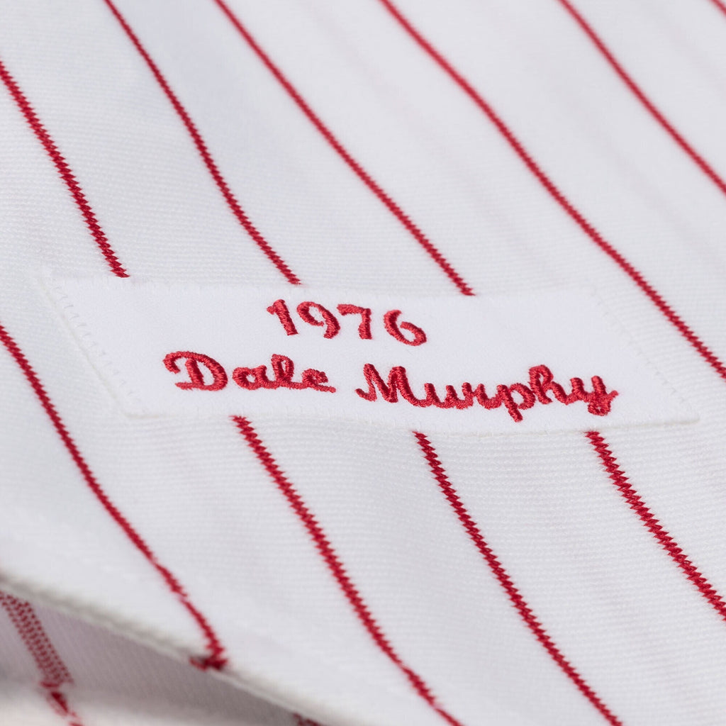 Atlanta Braves Dale Murphy White 1976 Baseball Jersey