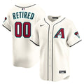 Arizona Diamondbacks Cream Home Limited Pick-A-Player Retired Roster Baseball Jersey