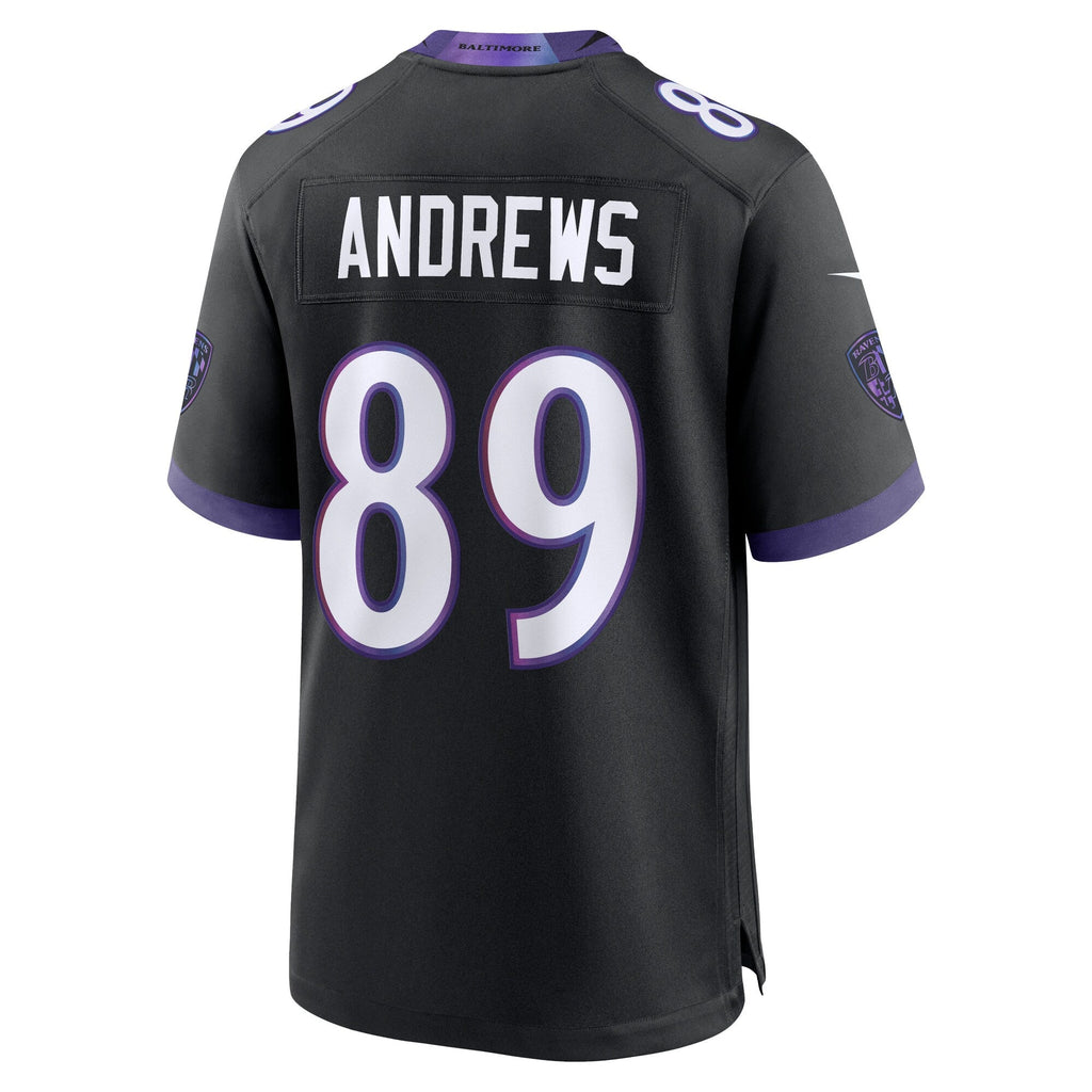 Baltimore Ravens Mark Andrews Black Alternate Game Football Jersey