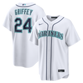 Seattle Mariners Ken Griffey Jr. White Home Replica Baseball Jersey