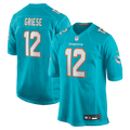 Miami Dolphins Bob Griese Aqua Game Retired Player Football Jersey