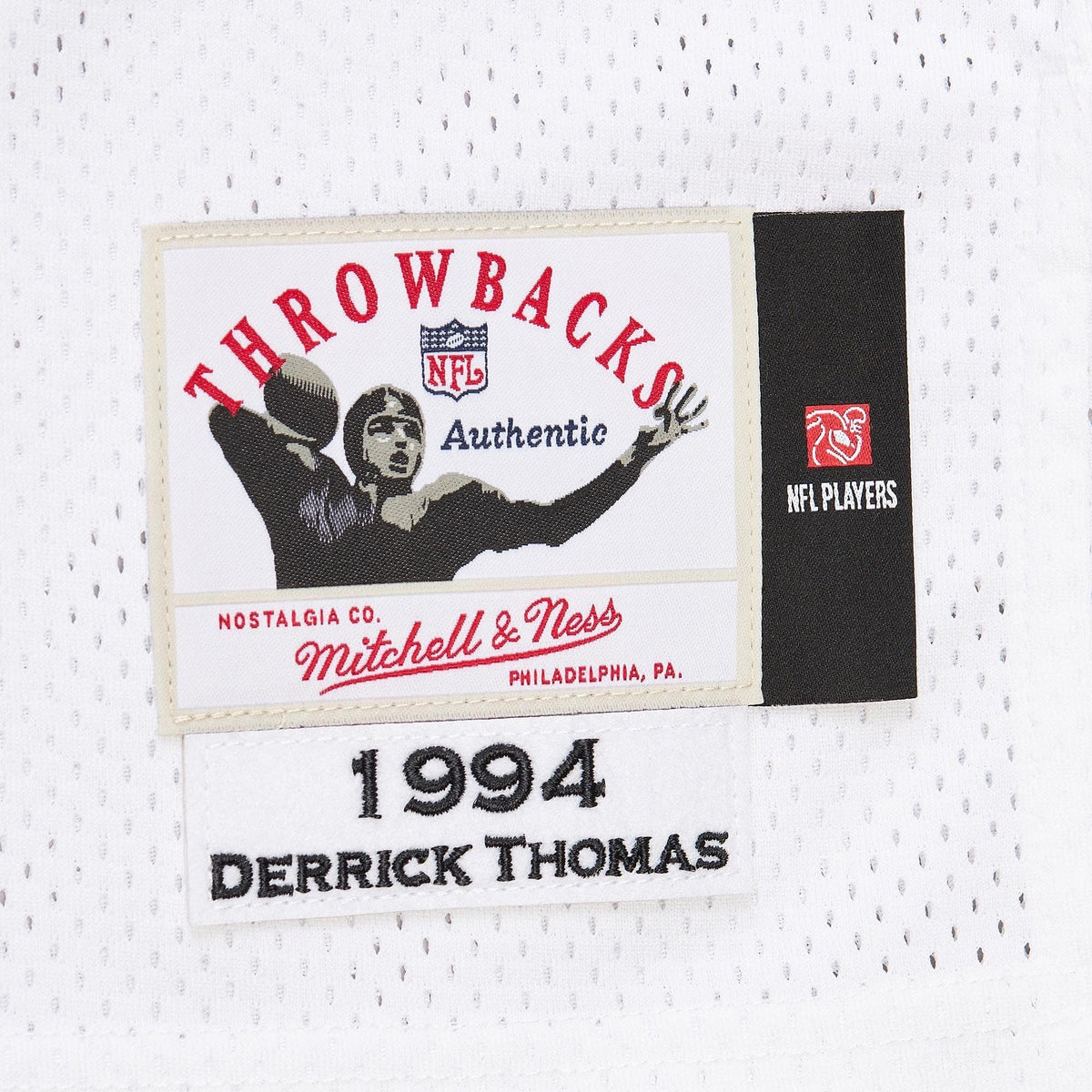 Kansas City Chiefs 1994 Derrick Thomas White Throwback Retired Player Football Jersey