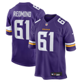 Minnesota Vikings Jalen Redmond Purple Game Football Jersey