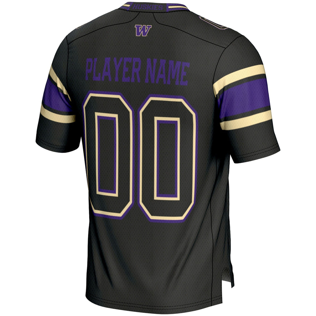Washington Huskies NIL Pick-A-Player Football Jersey - Black