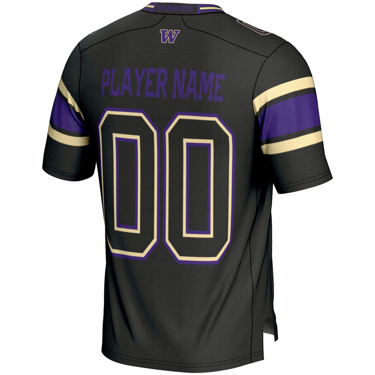 Washington Huskies NIL Pick-A-Player Football Jersey - Black