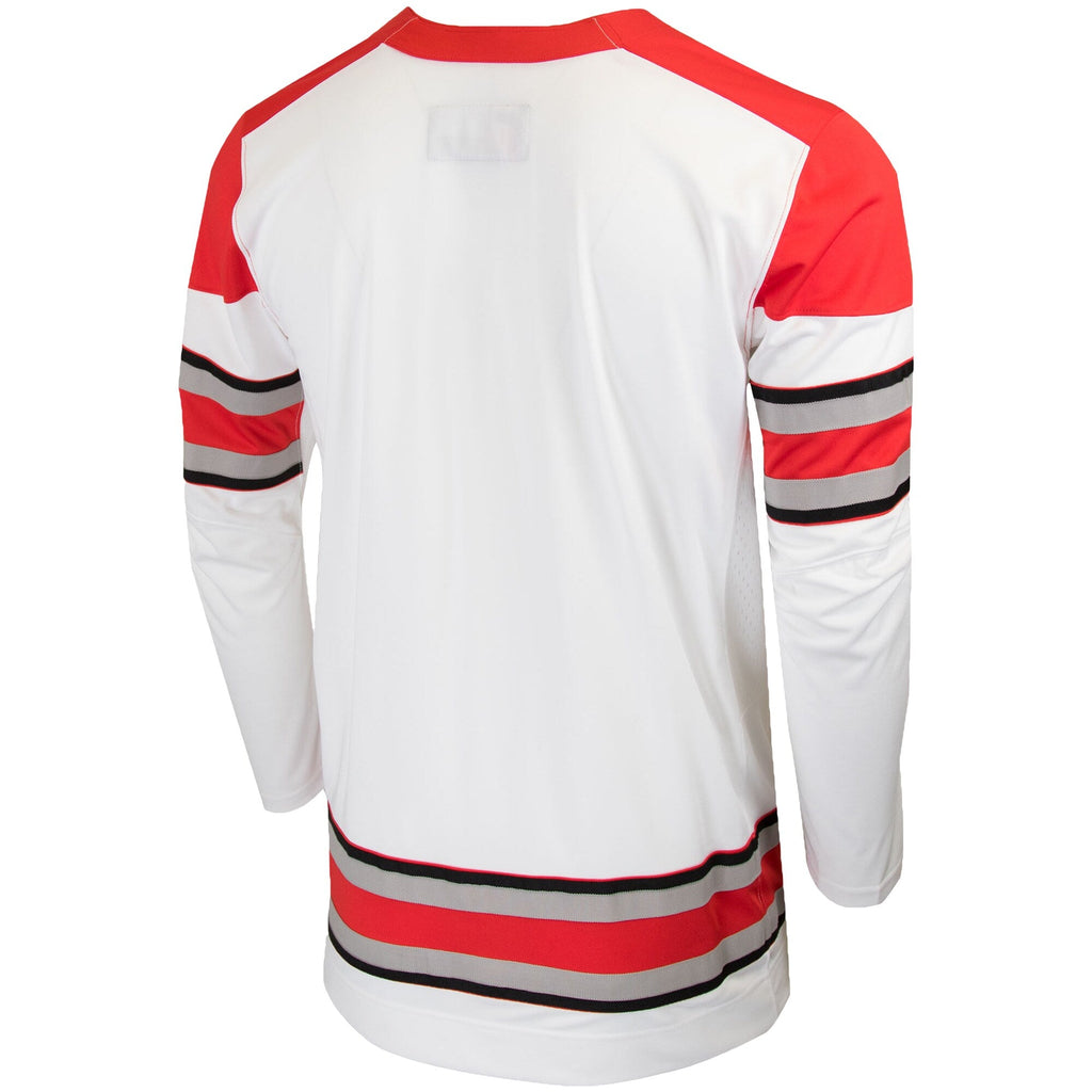 White Ohio State Buckeyes Replica College Hockey Jersey