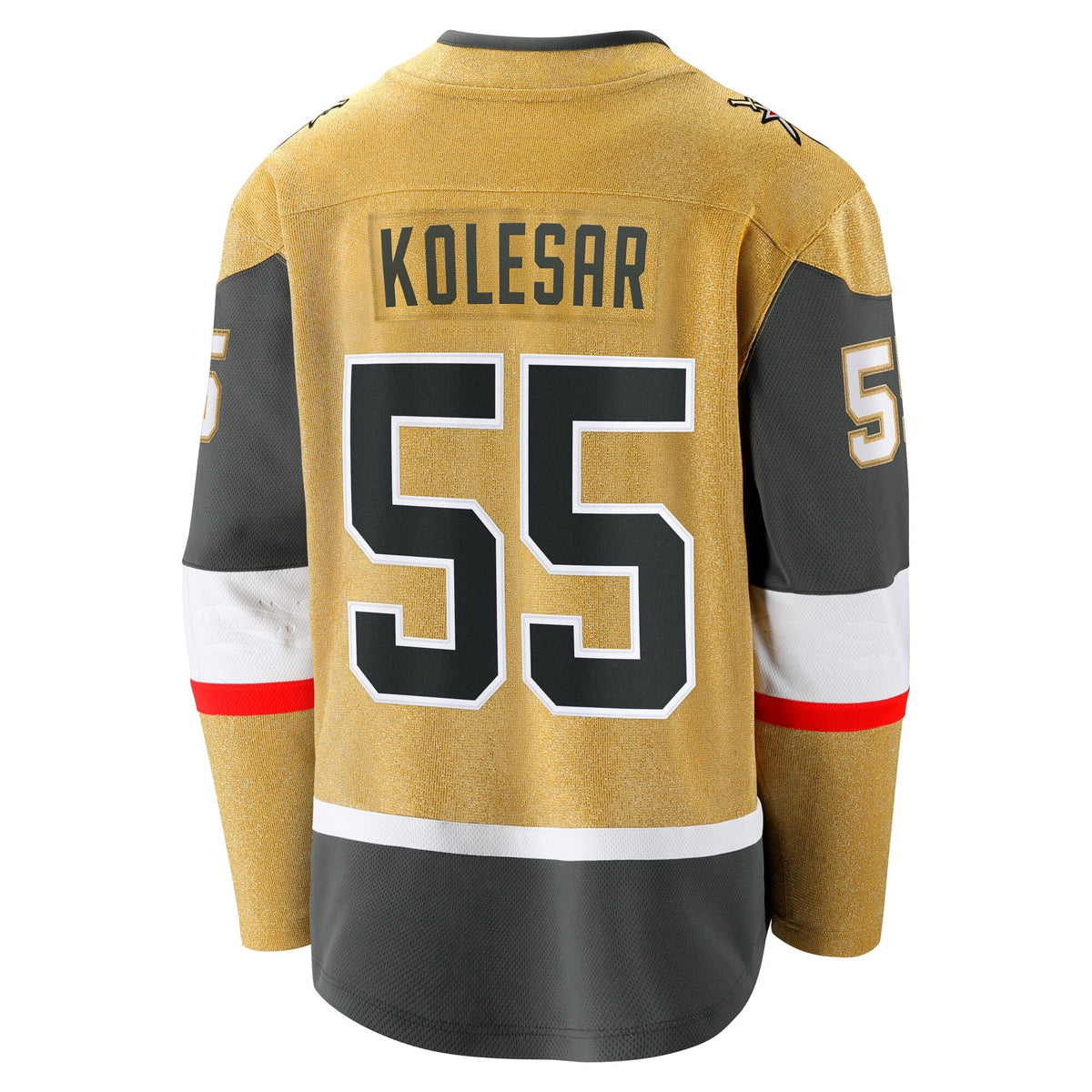 Vegas Golden Knights Keegan Kolesar Gold Home Breakaway Hockey Jersey