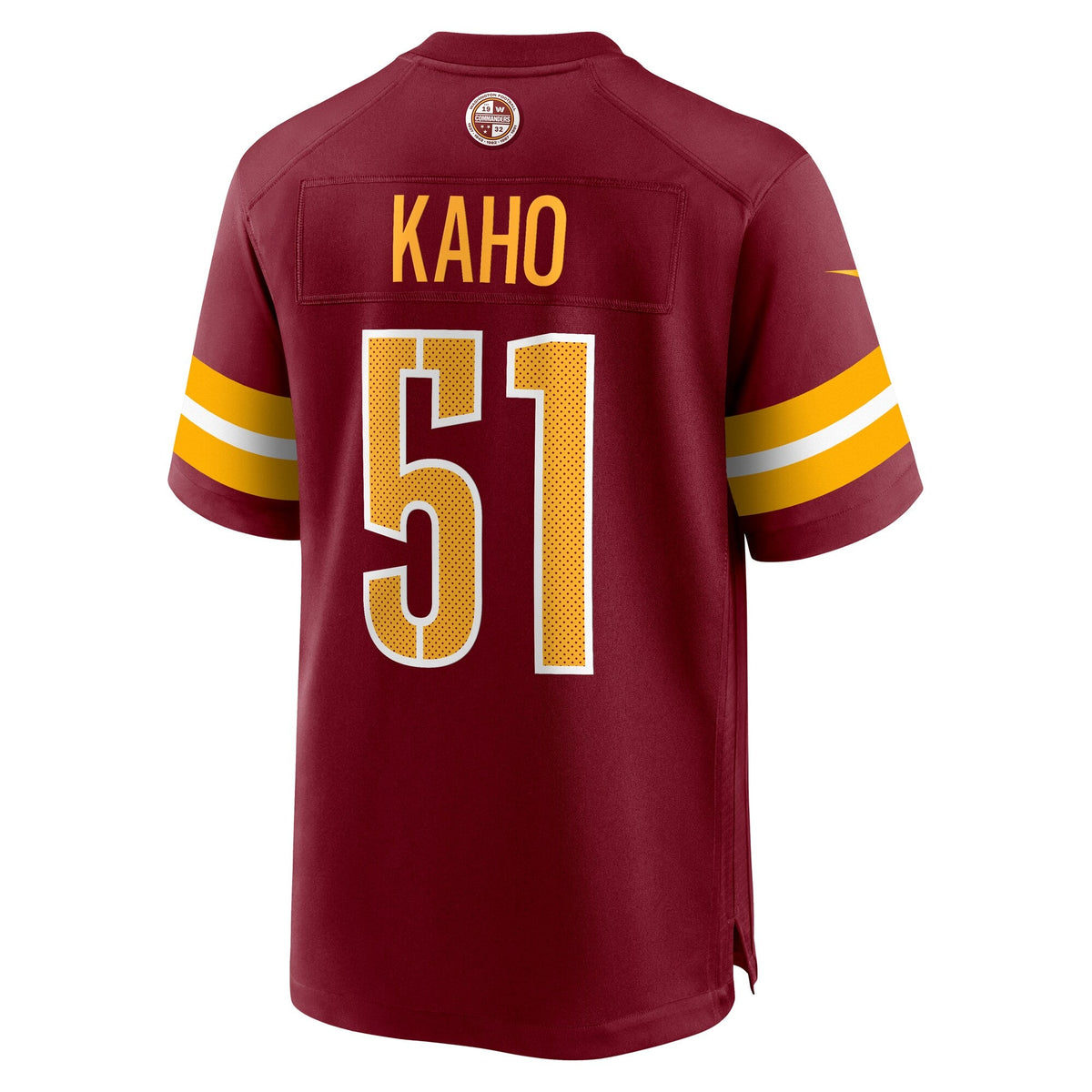 Washington Commanders Ale Kaho Burgundy Team Game Football Jersey