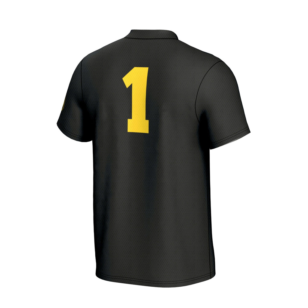 Iowa Hawkeyes Lightweight Softball Fashion Jersey - Black