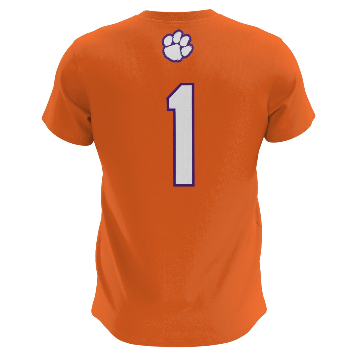 #1 Clemson Tigers Lightweight Lacrosse Jersey - Orange