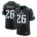 Philadelphia Eagles Saquon Barkley Black Alternate Game Football Jersey