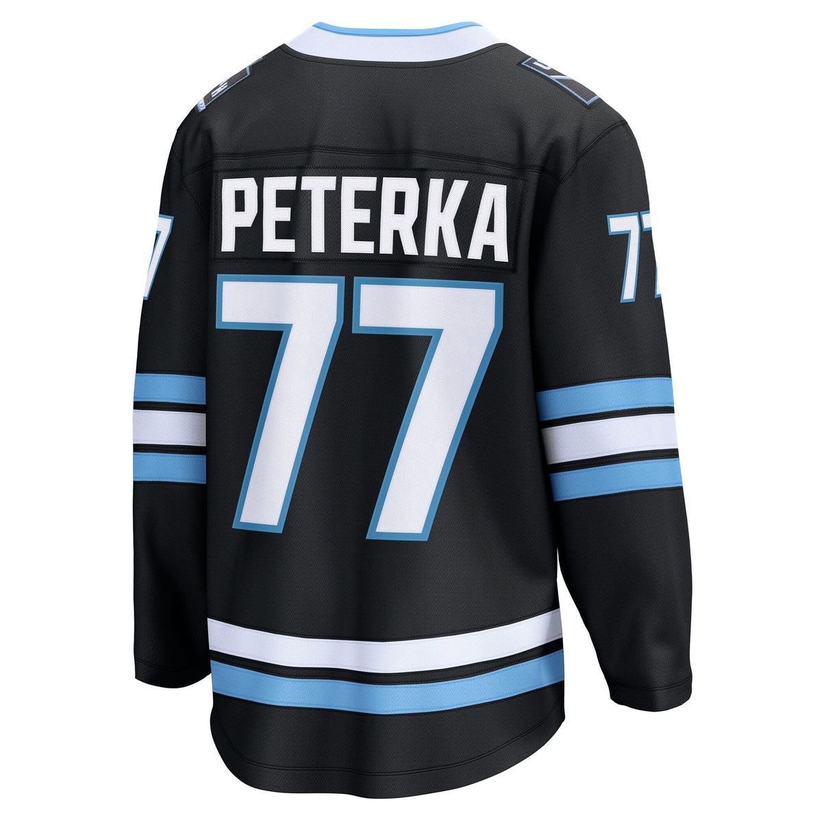 Utah Mammoth JJ Peterka Black Home Breakaway Hockey Jersey