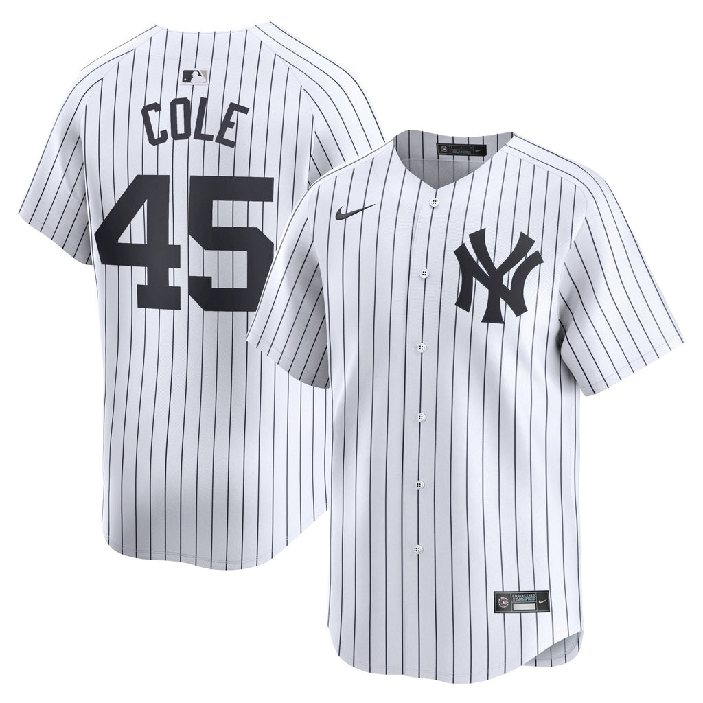 New York Yankees Gerrit Cole White Home Limited Player Baseball Jersey