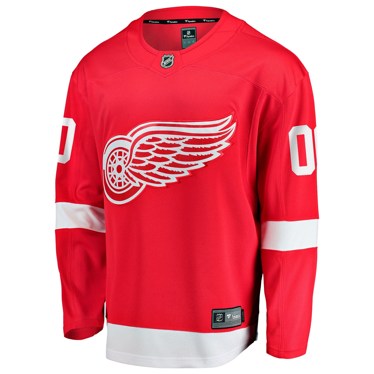 Detroit Red Wings Red Home Breakaway Custom Hockey Jersey